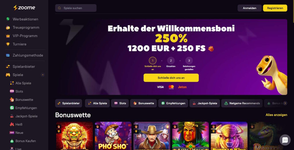 zoome casino startseite